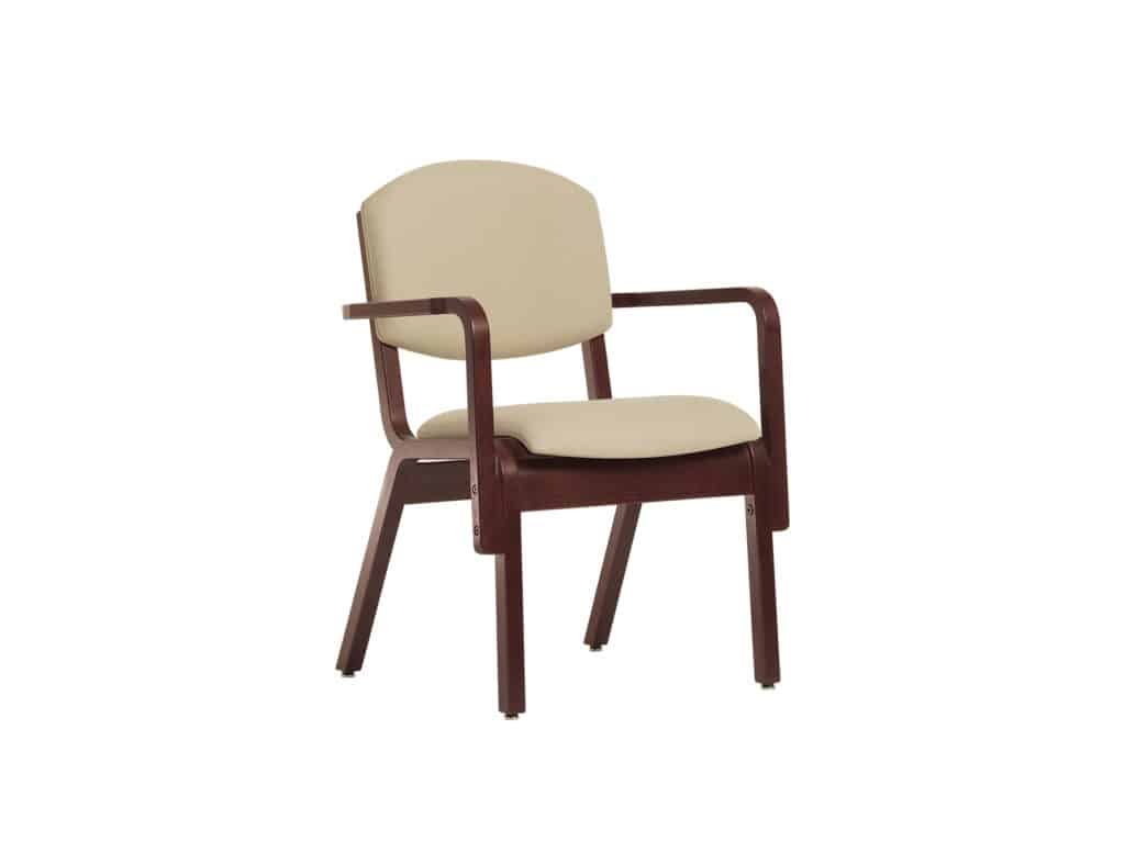 Three Quarter view of PlyLok Arm Chair