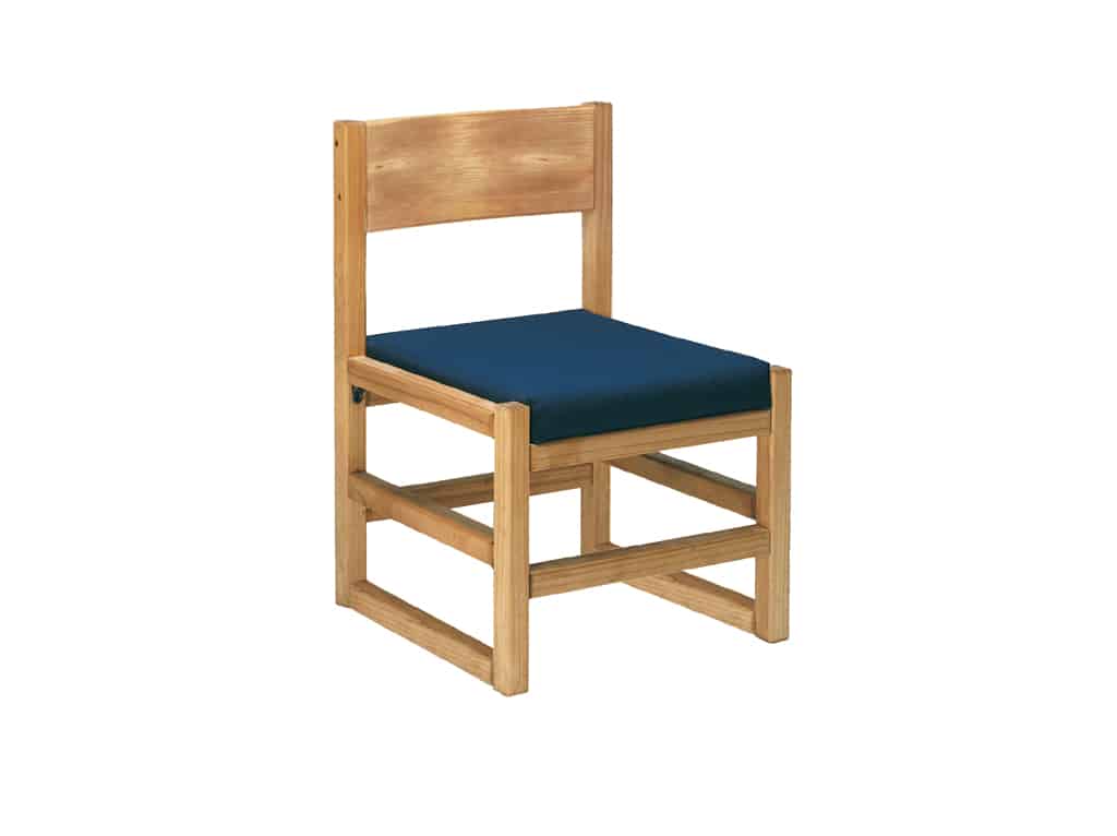 Classic Chair Sled Base Upholstered Seat, Supportive Housing Chair