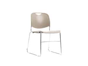 Metal Stack Chair Three Quarter view of Metal Stack Chair