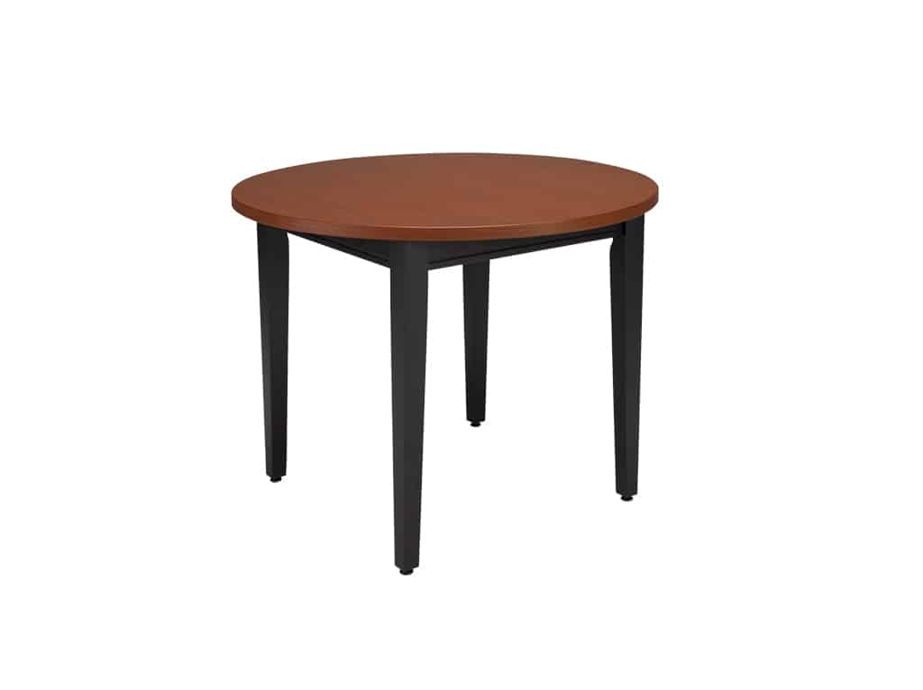 Round Tapered Leg Table