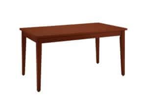 Medium Tapered Leg Table, Select Cherry Tapered Leg Dining Table in Select Cherry Finish