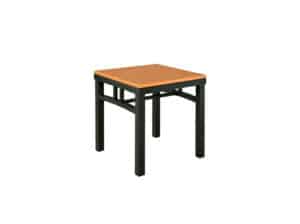 Rowan Side Table, Black & Huntington Maple Three Quarter view of Rowan Side Table
