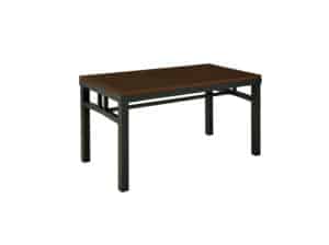 Rowan Coffee Table, Black & Chestnut Rowan Coffee Table with Chestnut Top and Black Base