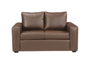 Canyon Loveseat in Durango Cocoa Upholstery Front view Canyon Loveseat