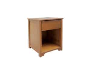Espresso Nightstand Three Quarter view Espresso Nightstand with Drawer