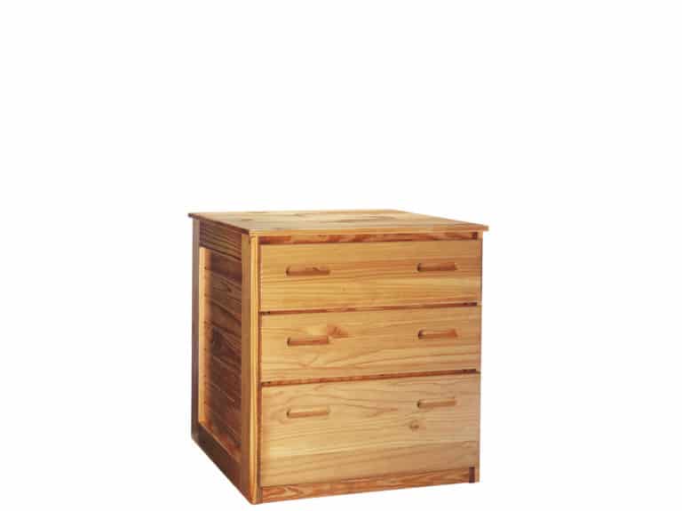 There Quarter view Classic 3 Drawer Chest
