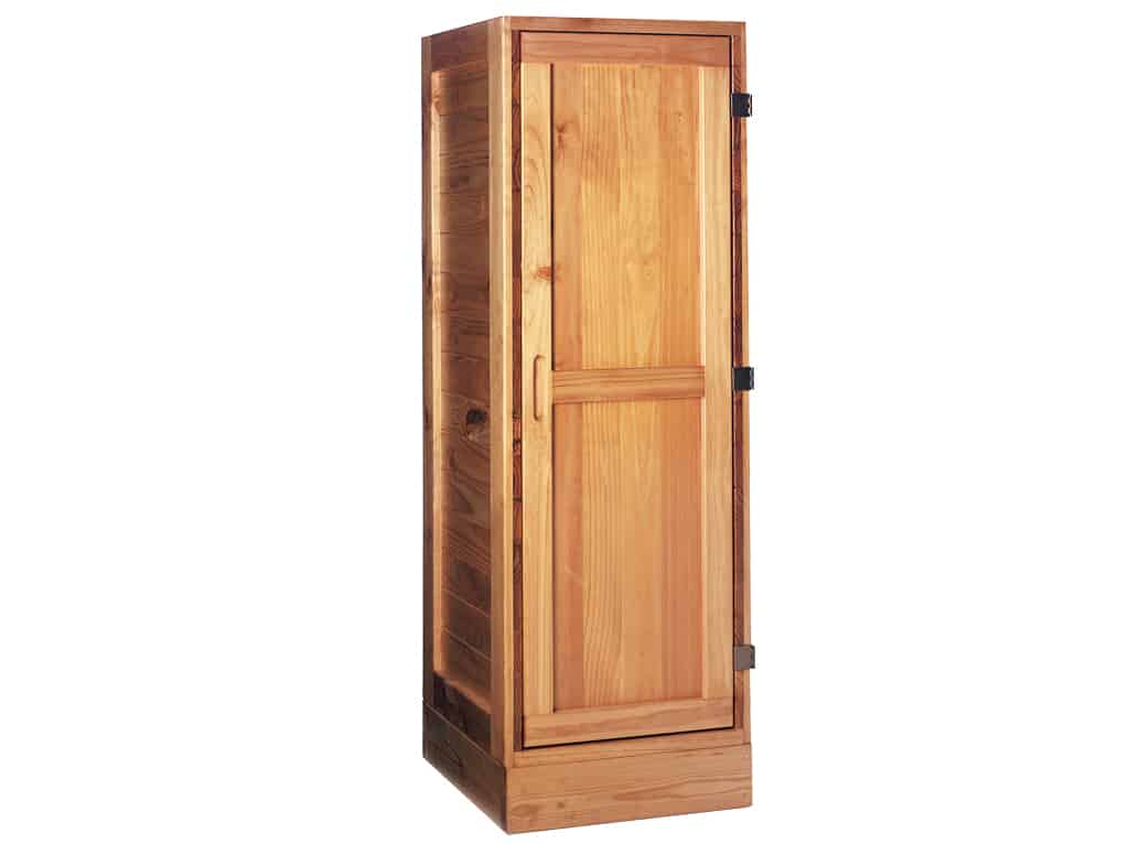 Three Quarter view of Classic Wardrobe with Door Closed