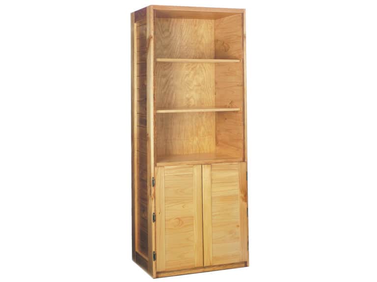 Three Quarter view of Classic Wall Unit with Doors