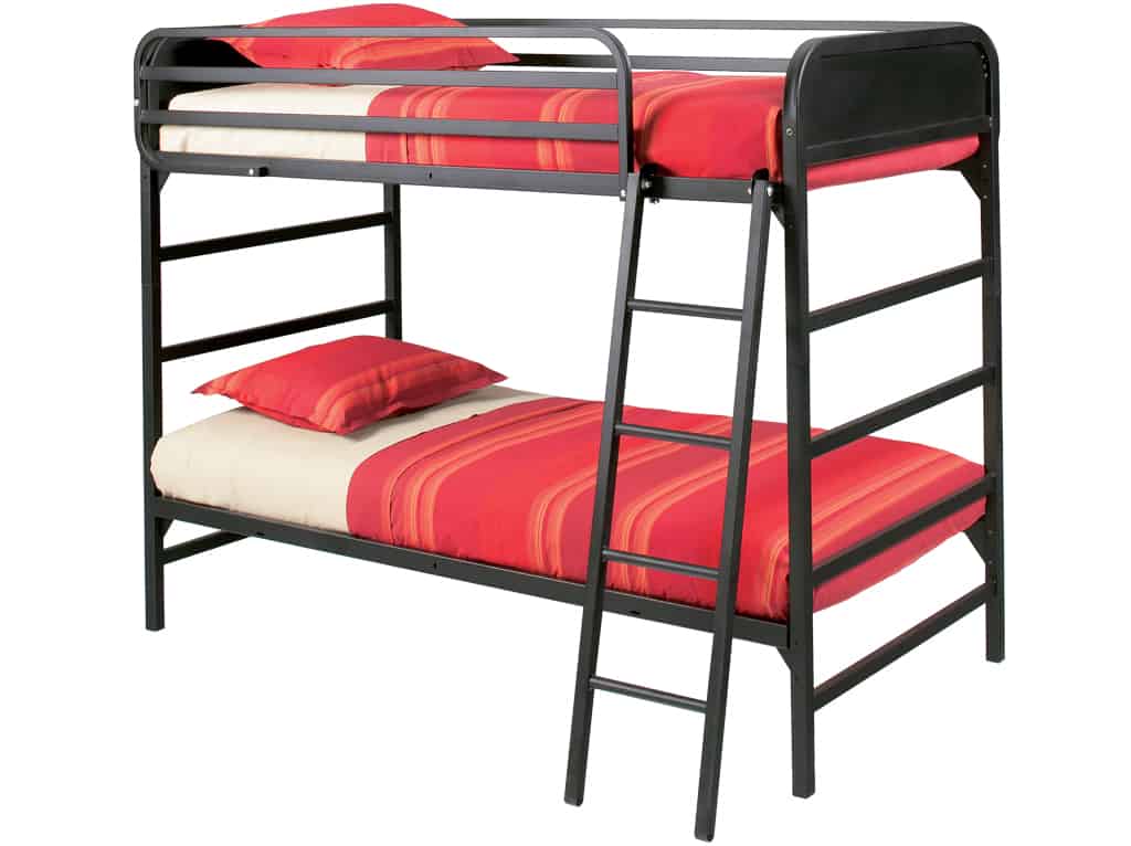 Three Quarter view of Blake Bunk Bed with Ladder