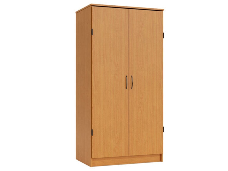 Laminate Wardrobe for use in Group Homes, Supportive Housing, Shelters, and Other Human Service Markets