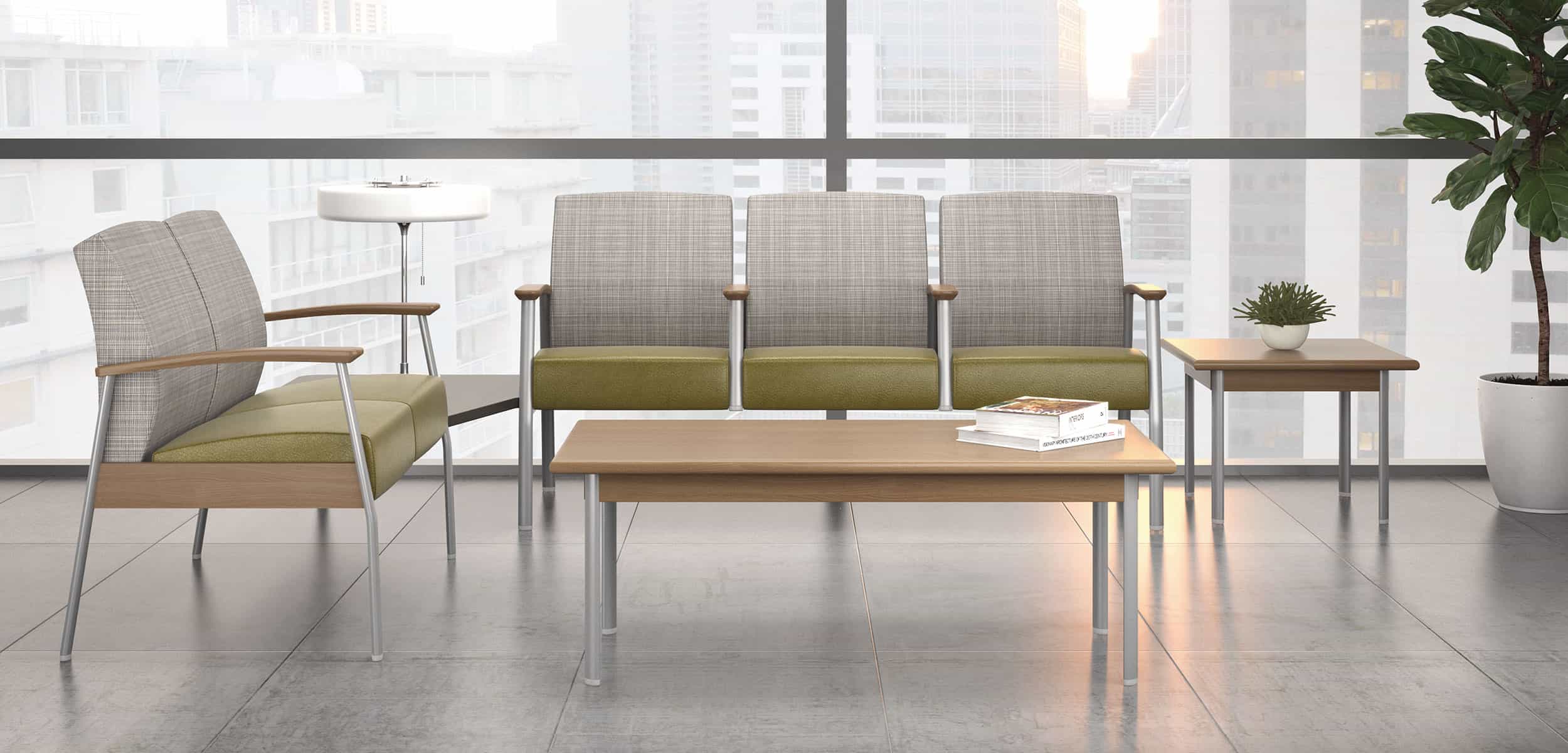 Canton Patient Chair in Room Next to Bed