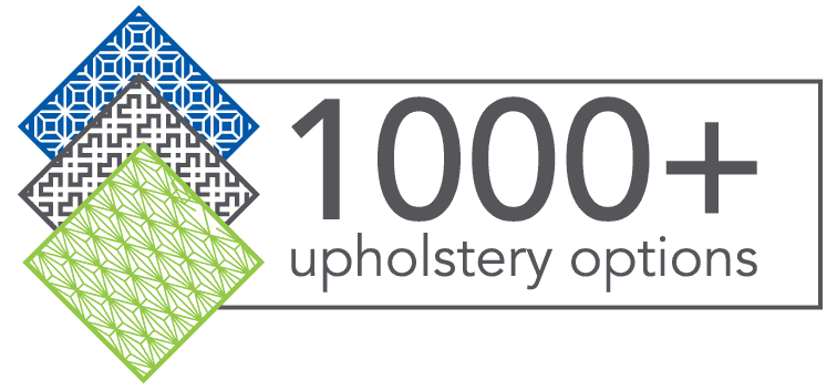 1000+ Upholstery Options Logo