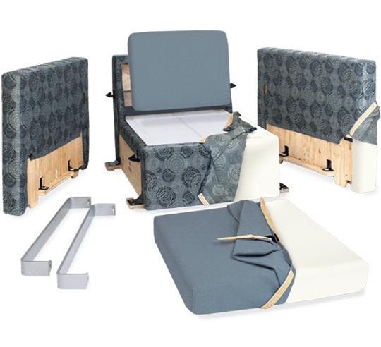 Rally Embrace Chair Pieces, Transitional Housing Chair