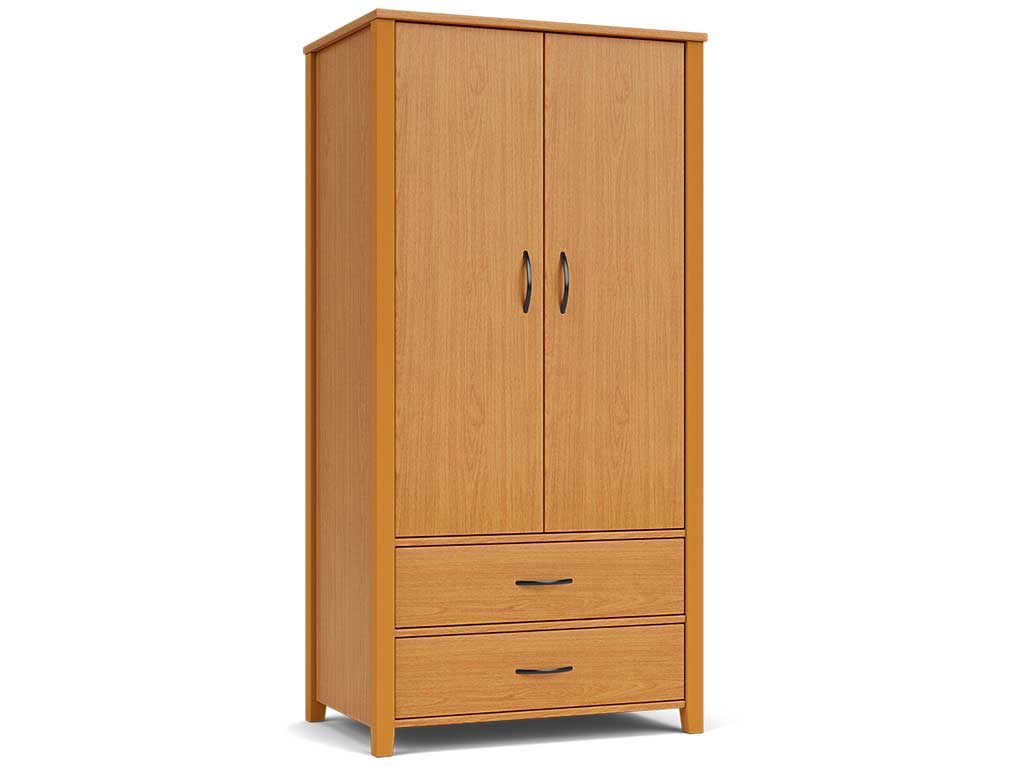 Durable Wardrobe for use in Transitional Housing, IDD Facilities, Group Homes, and many other high-use environments