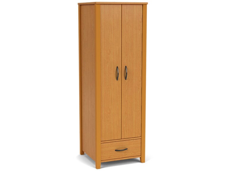 Durable Bedroom Furniture Laminate Wardrobe with 1-Drawer