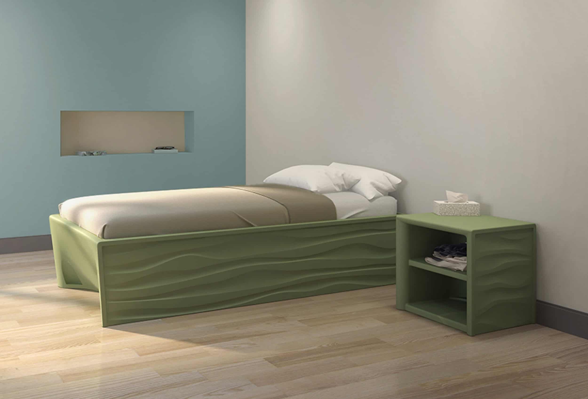 Behavioral Health Bedroom Furniture from the Hardi Collection