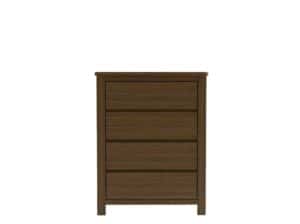 IDD Bedroom Furniture 4-Drawer Dresser