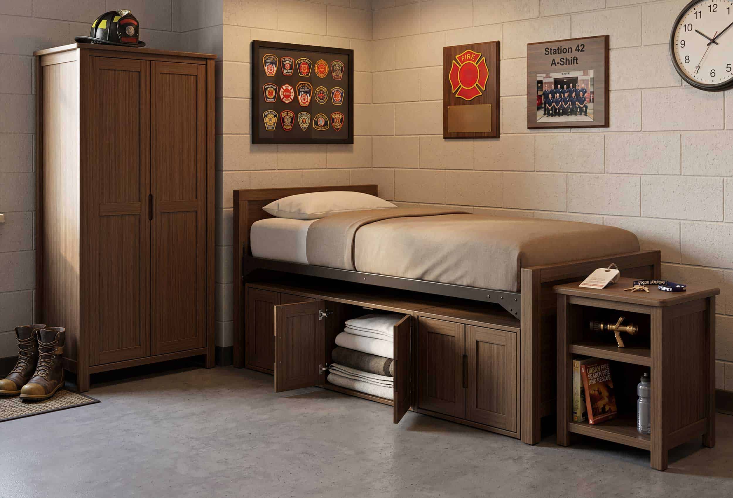 Fire Station Bedroom Furniture from Butler Fire Station Furniture
